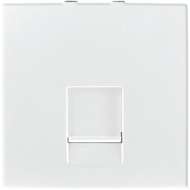 foto del prodotto prenotazione rj45 cat 5e 1 modulo abs bianco 45 45x45 mm office