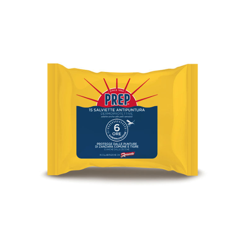 foto del prodotto prep salviette repellenti 15 pezzi