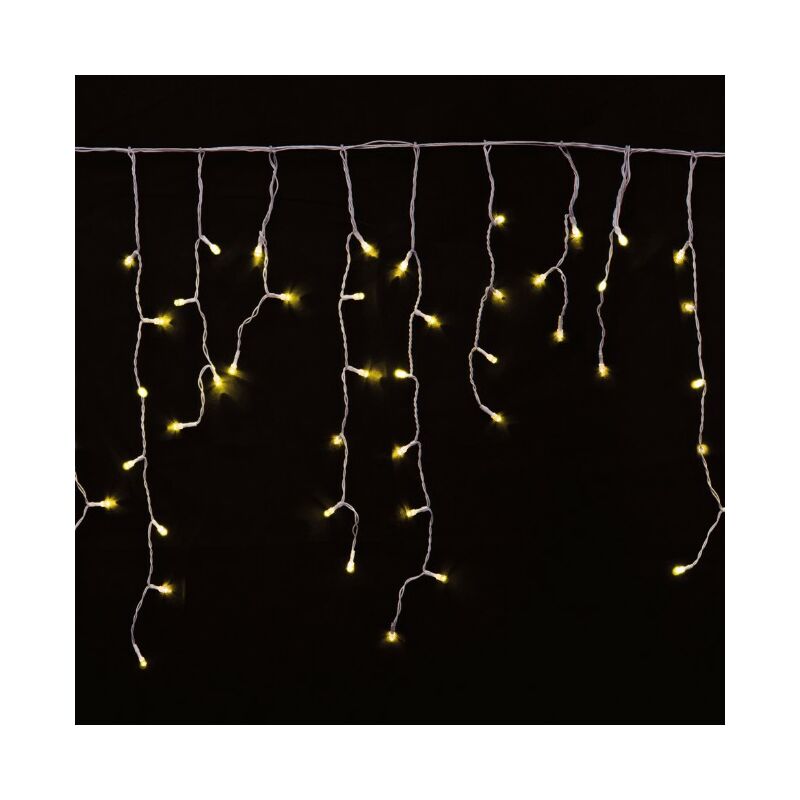 foto del prodotto prequ tenda luminosa, 180 mega led, 3,6 metri, luce calda, giochi luce, memory controller, prolungabile, cavo bianco