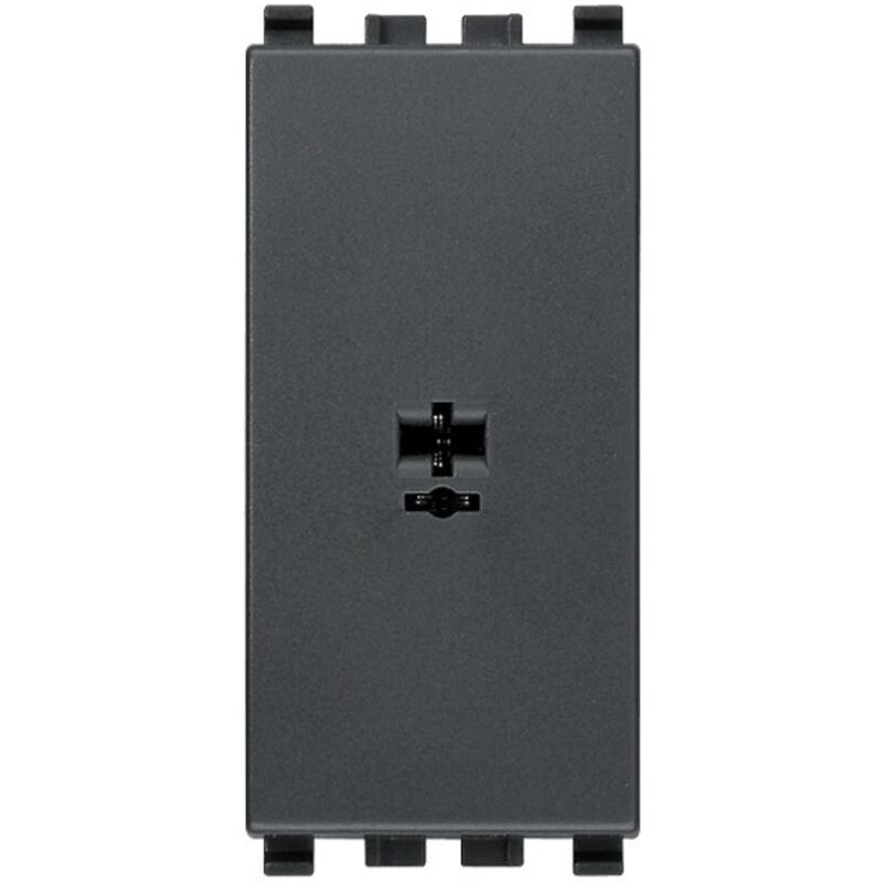 foto del prodotto presa 2p punto linea a saldare grigio vimar cod. 20334 