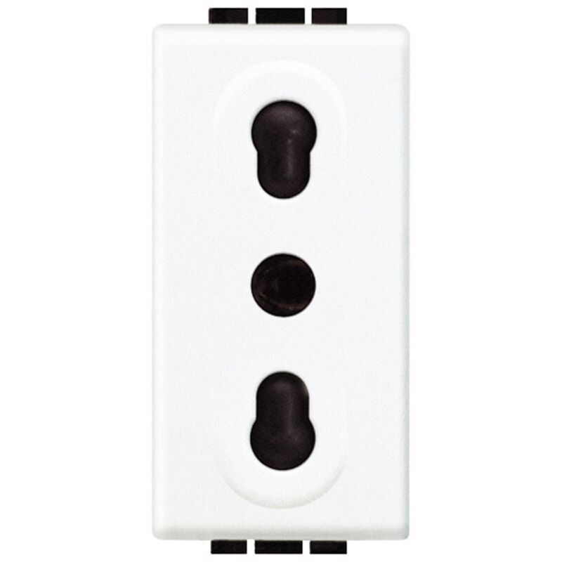 foto del prodotto presa 2p t 10 16a bticino serie it living light