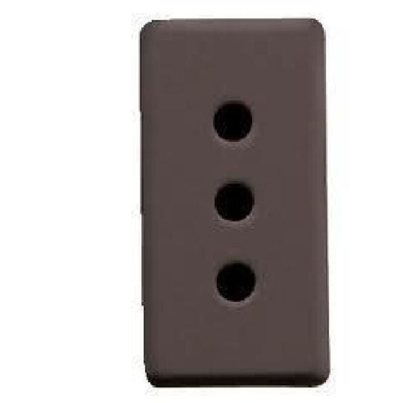 foto del prodotto presa 2p t 10a standard italiana con sch.sy bk gewiss cod. gw21201 
