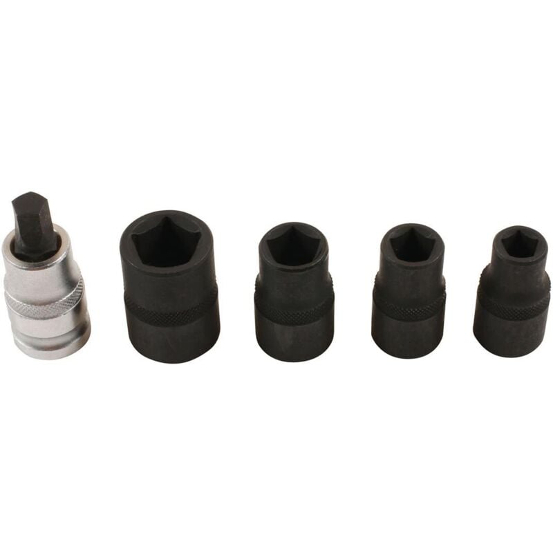 foto del prodotto presa a percussione pentagonale e 1 2 punta quadrata 5 flat utensili laser