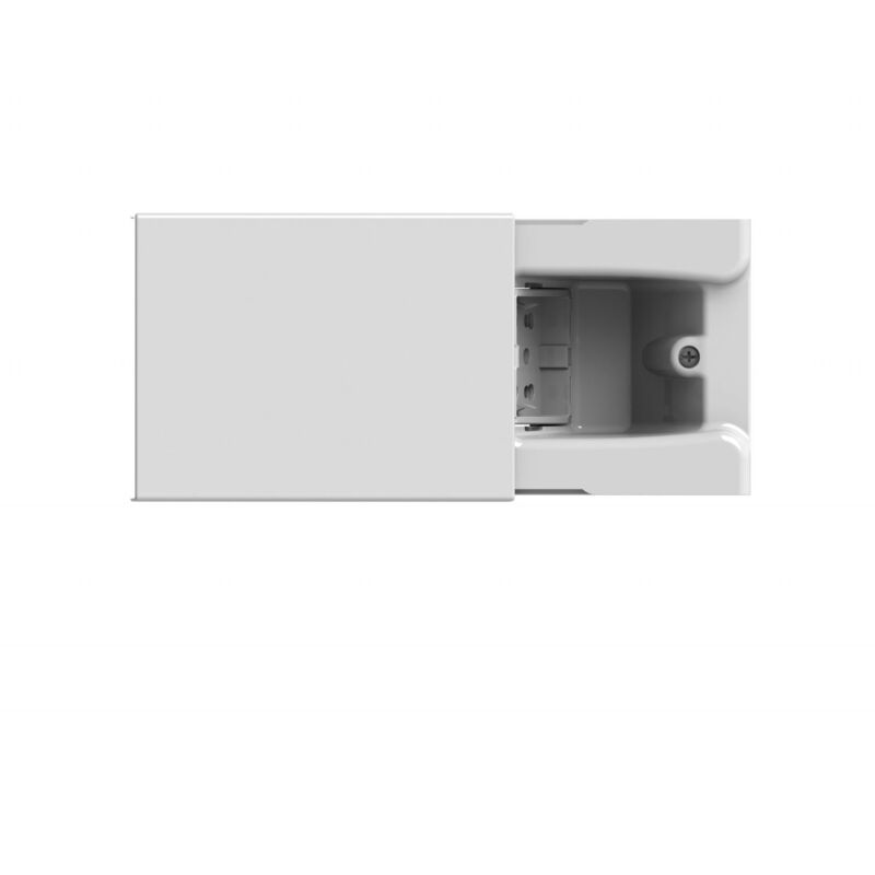foto del prodotto presa a scomparsa, 4 moduli, bianco, con presa multistandard 10a, 16a e schuko 4box hide 4b.04.h21