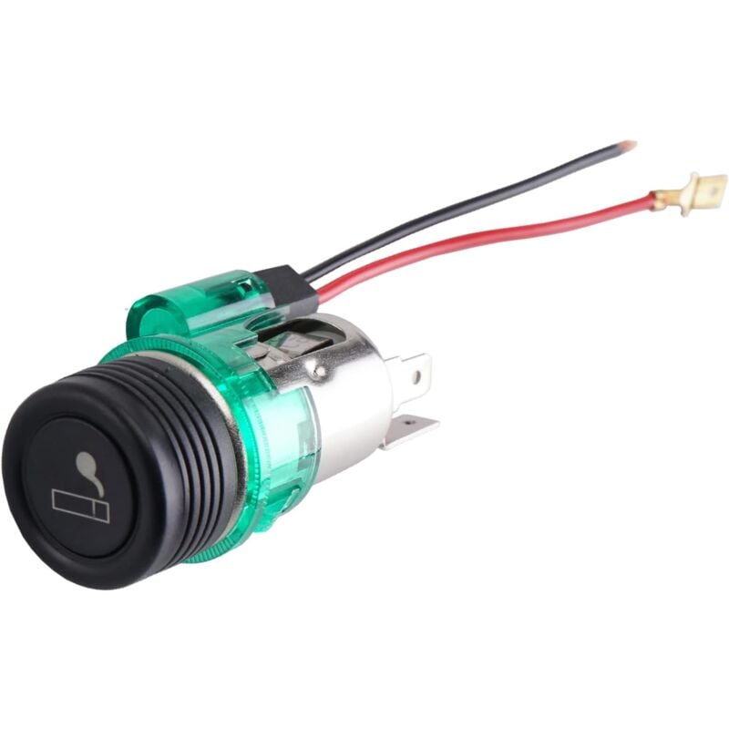 foto del prodotto presa accendisigari verde 12v 24v