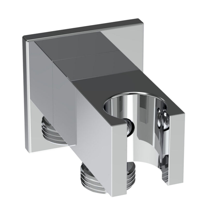 foto del prodotto presa acqua con supporto doccia e valvola di sicurezza di chiusura, design quadrato