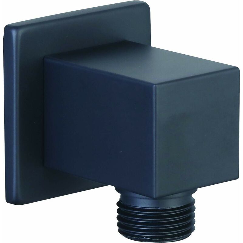 foto del prodotto presa acqua modello quadro colore nero opaco tecom paq12nr nero opaco