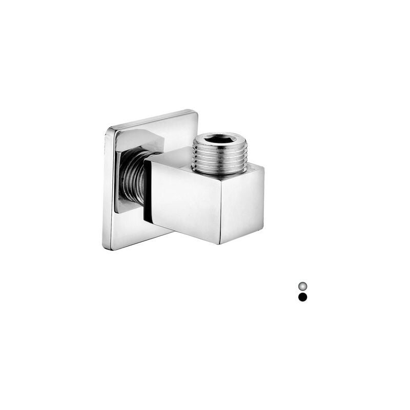 foto del prodotto presa acqua quadra nero opaco dh