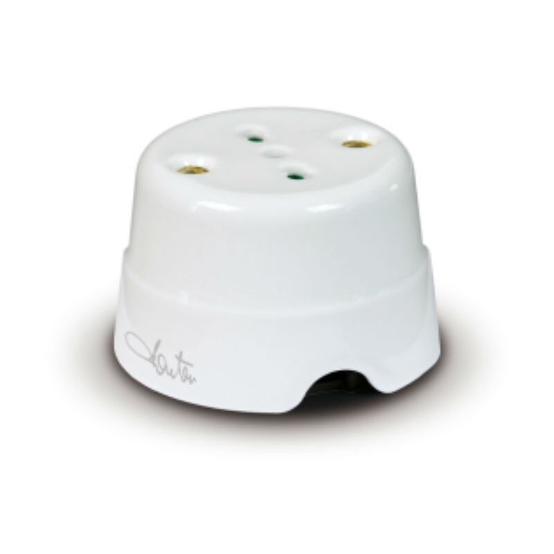 foto del prodotto presa bipasso in ceramica fanton 2p t 10 16a 84010