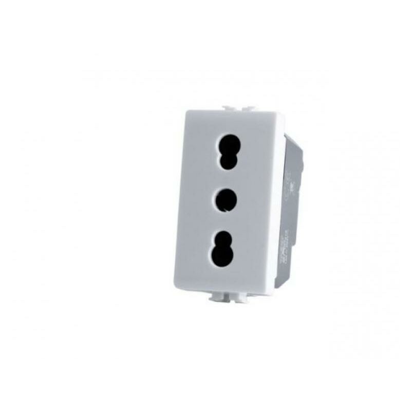 foto del prodotto presa bipasso joy compatibile con bticino matix am5180 16a 518b