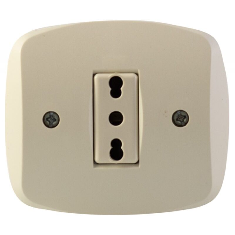 foto del prodotto presa bivalente incasso basic 10 16a avorio maurer