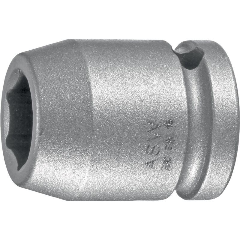 foto del prodotto presa d'urto 1/2 '', versione corta, costa s / appartamento: 18 mm lungo. 38 mm, diametro esterno della pto 27,0 millimetri, diametro esterno del disco: 30 mm