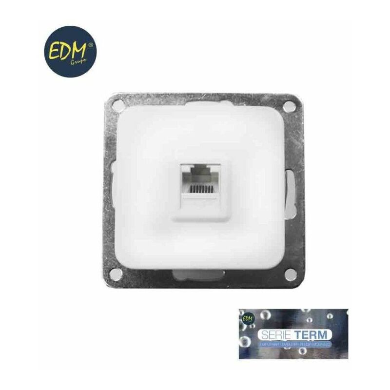 foto del prodotto presa da incasso rj45 cat6 serie term edm blister