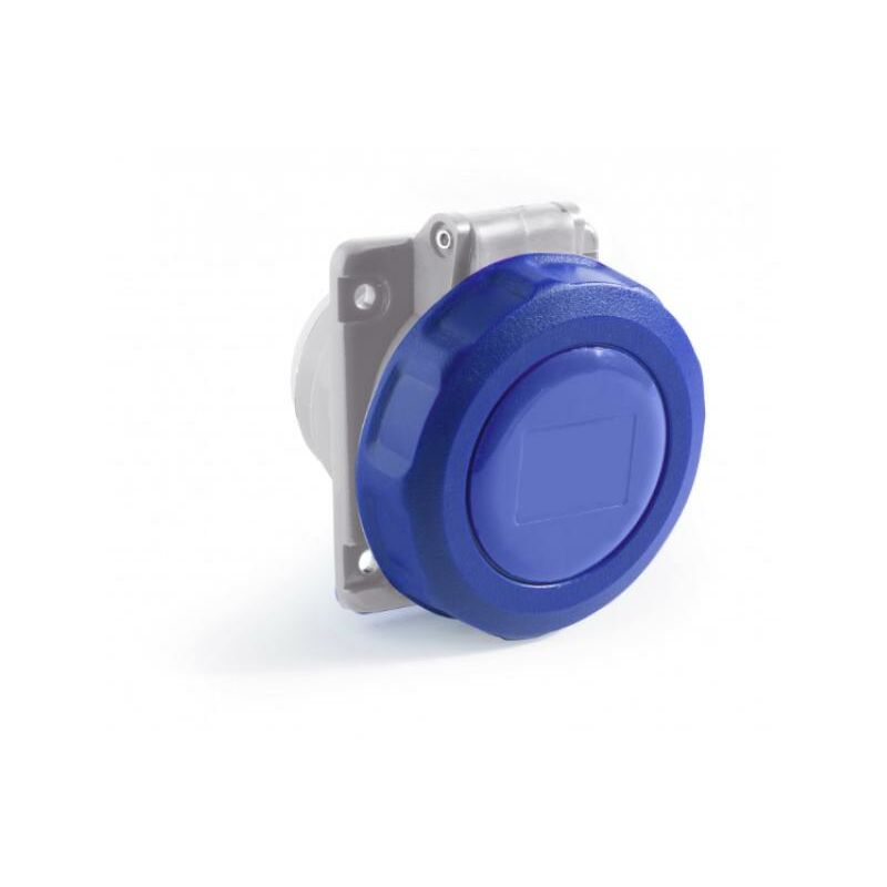 foto del prodotto presa da incasso rosi inclinata 230v 3p ip66 67 blu 1007001q