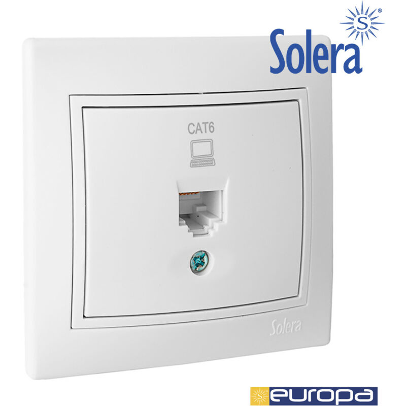 foto del prodotto presa dati r45 categoria 6 monoblocco 83x81 bianco solera erp88u