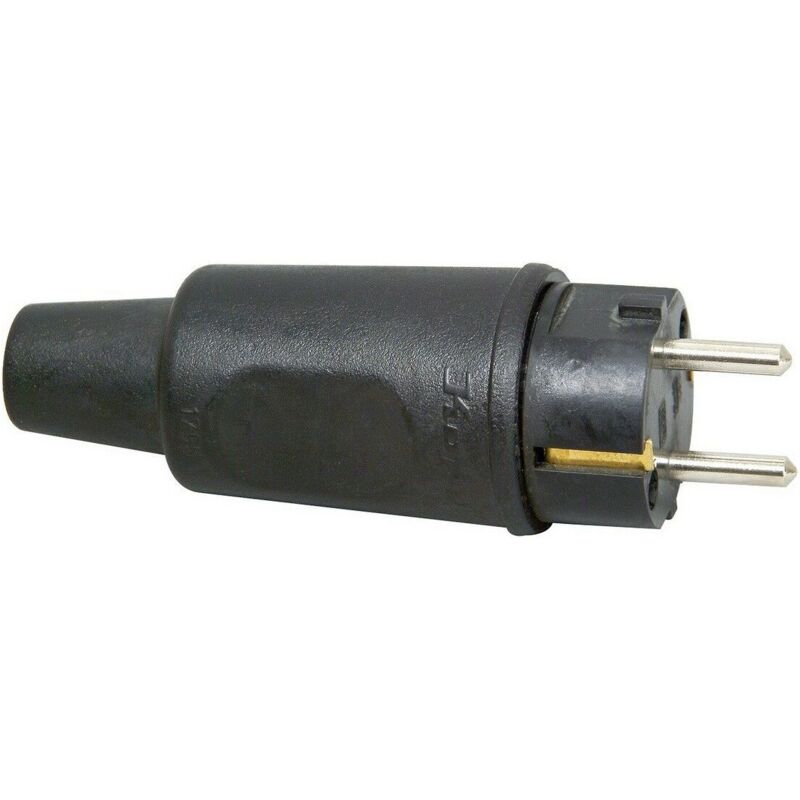 foto del prodotto presa di corrente kopp nero ip44 16 a