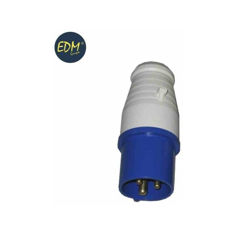 foto del prodotto presa di corrente solera 902131a cetac azzurro ip44 16 a aerea