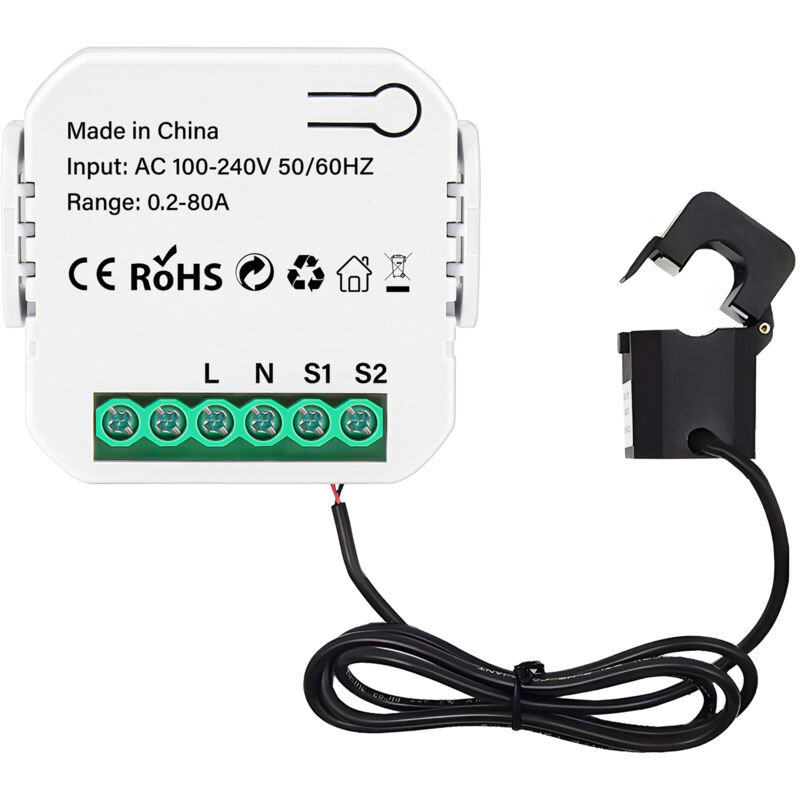 foto del prodotto presa di corrente wifi intelligente presa di corrente solare tuya monitoraggio della presa di corrente app di monitoraggio canale singolo