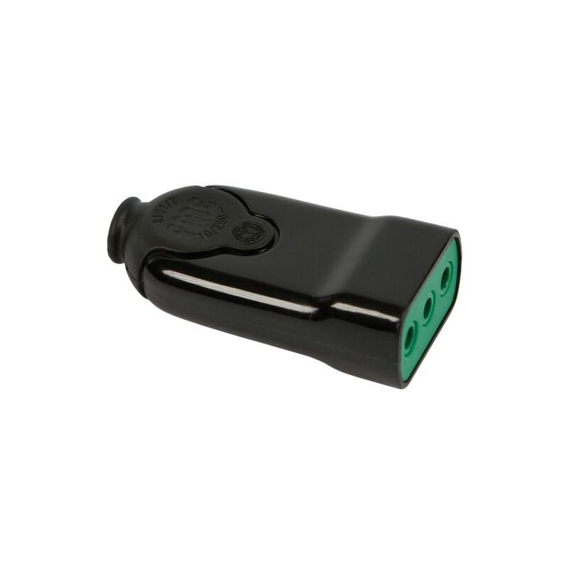 foto del prodotto presa diritta 10a t nera 81011 fme