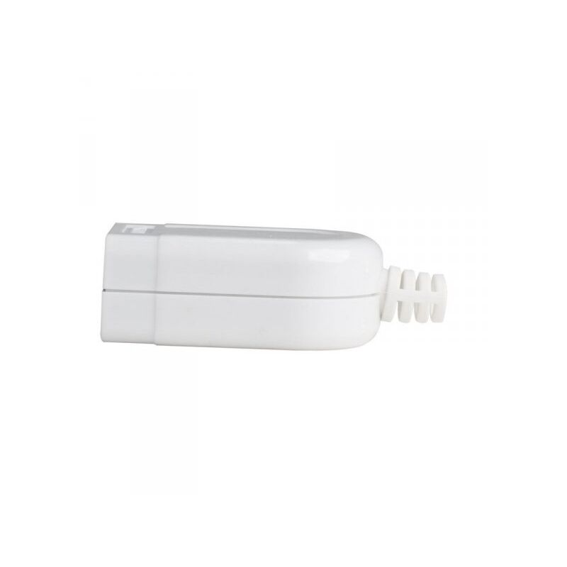 foto del prodotto presa elettrica bipasso 2p+t 10a/16a 250v max 1500w presa bivalente bianco
