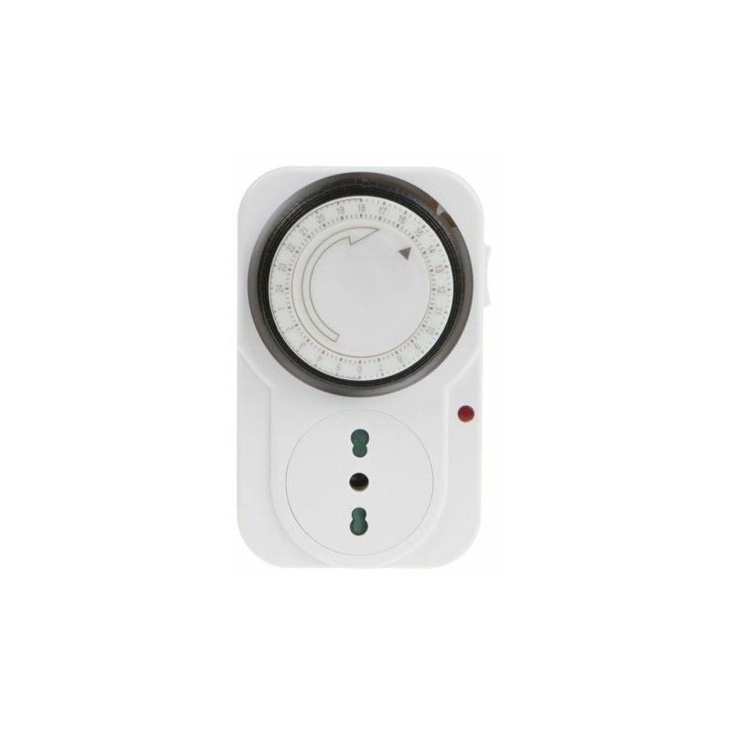 foto del prodotto presa elettrica con temporizzatore 230 v temporizzata timer 24 ore programmabile
