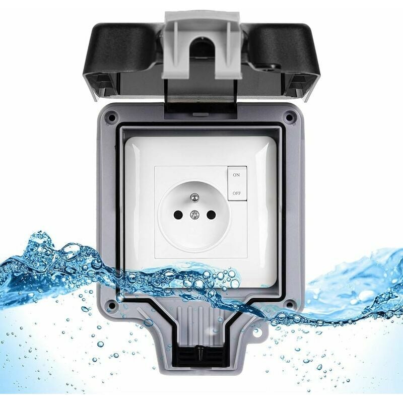 foto del prodotto presa esterna impermeabile ip66 16a con interruttore 