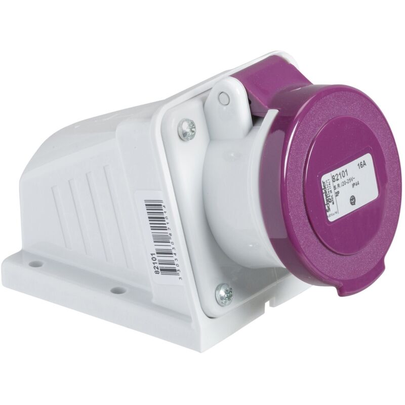 foto del prodotto presa fissa bts da parete ip44 2p 16a 24v 50hz schneider cod. 82101 