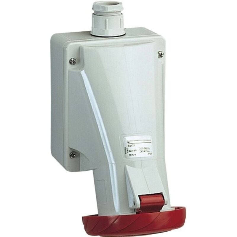 foto del prodotto presa fissa bts da parete ip67 3pt 16a 380v schneider cod. 83158 