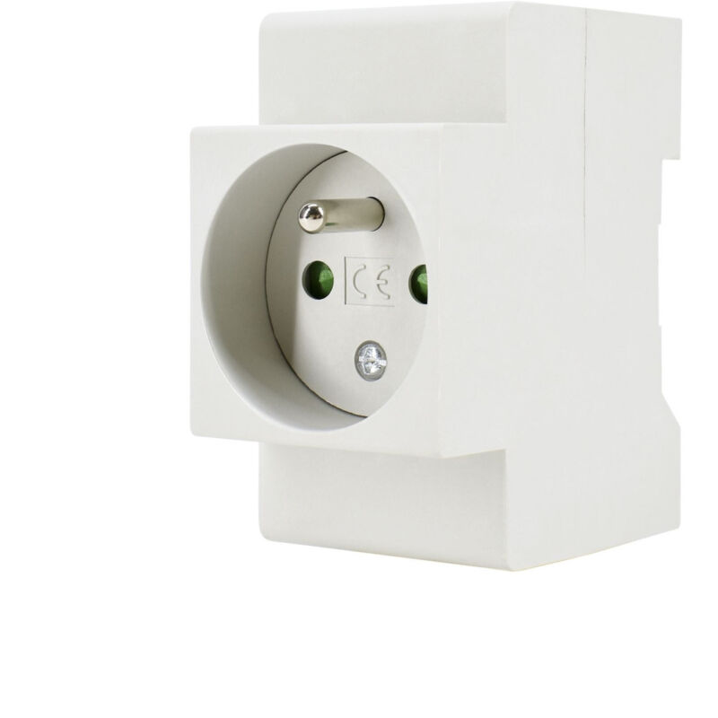 foto del prodotto presa fs16 presa modulare 16a rail th35 250v ac ip20 80x66x44mm