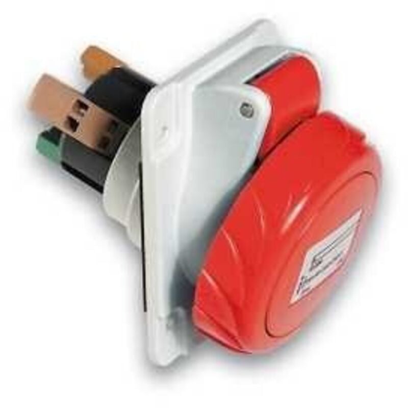 foto del prodotto presa incasso inclinata ip67 3pnt 32a380vcr schneider cod. pky32f735 