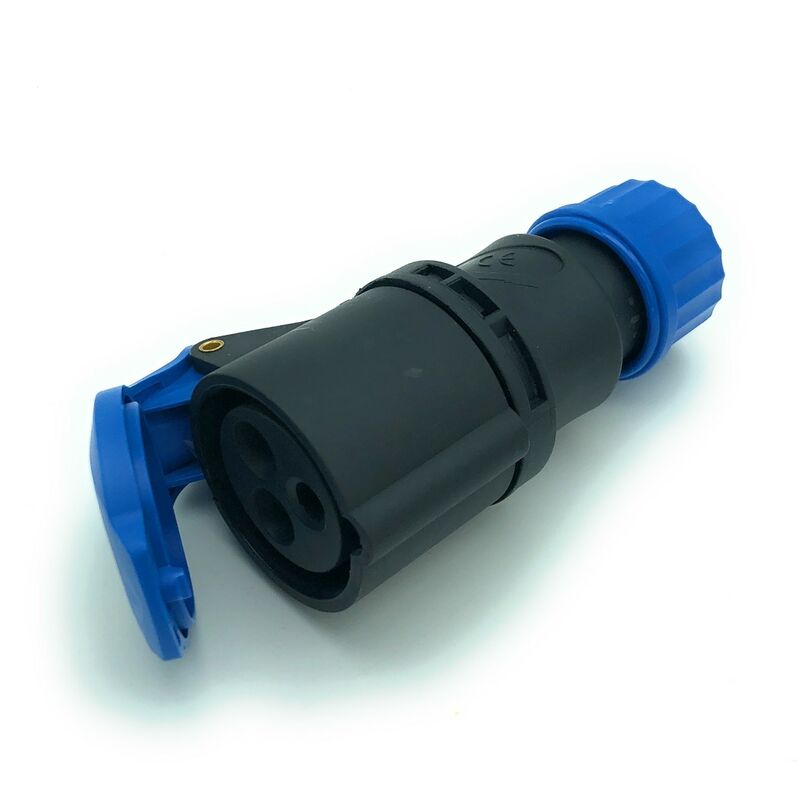 foto del prodotto presa industriale cee 2p t 16a 6h 200 250v ip44 grigio