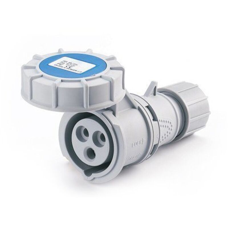 foto del prodotto presa industriale cee 3 poli 16a 6h 220-250v 2p+t ip67