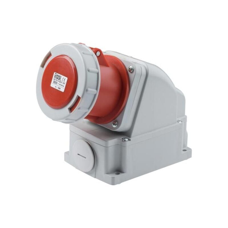 foto del prodotto presa industriale da parete, 380v, 3p t, 63a, ip67 rosi 1001268
