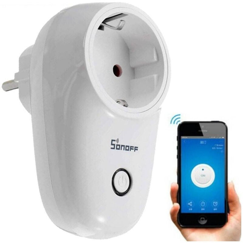 foto del prodotto presa intelligente wi fi google home smart home domotica casa sonoff s26 trade shop traesio