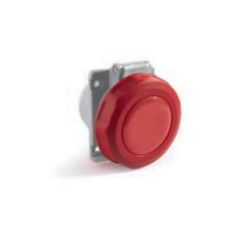 foto del prodotto presa interbloccata inclinata da incasso rosi materiale elettrico 5p 16a 400v rosso 1007003q