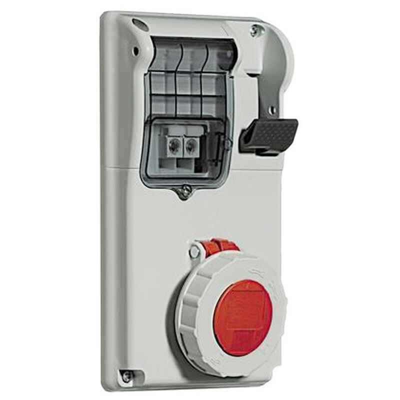 foto del prodotto presa interbloccata legrand 3p n t 3x16a nt 400v ip55 057318