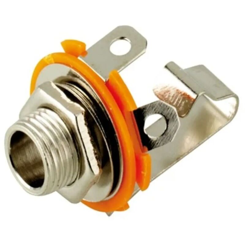 foto del prodotto presa jack 6.35 mm da pannello con ghiera mono