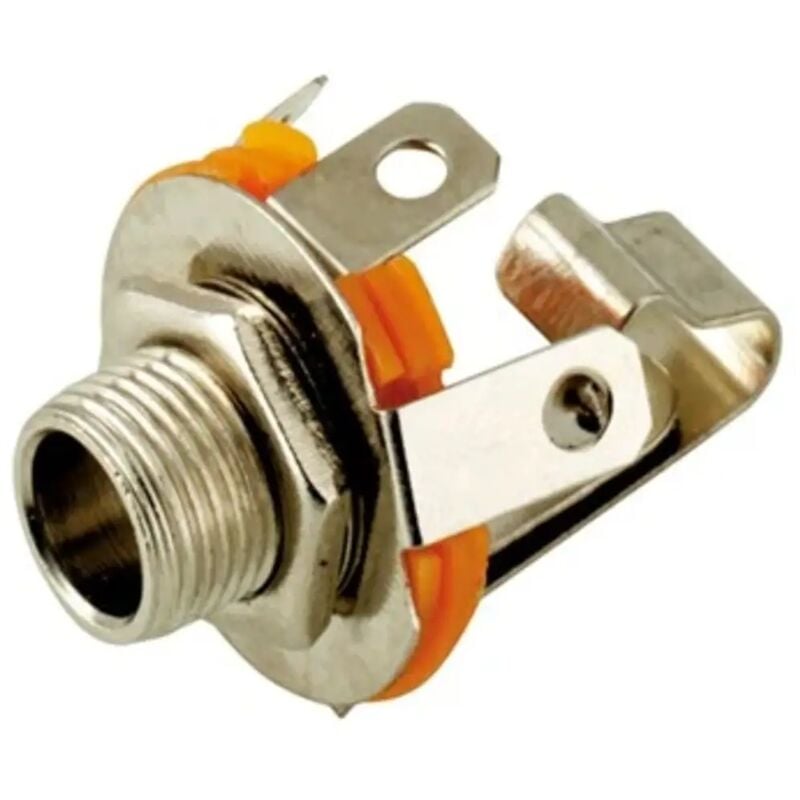 foto del prodotto presa jack da pannello mono 6.35 mm con interruttore a contatto