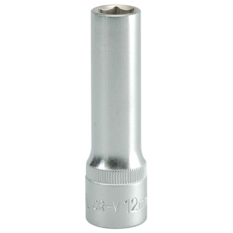 foto del prodotto presa lunga a 6 punte cromata 1/2'' 12mm - yt-1225