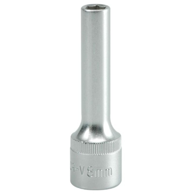 foto del prodotto presa lunga a 6 punte cromata 1 2'' 8mm - yt-1221