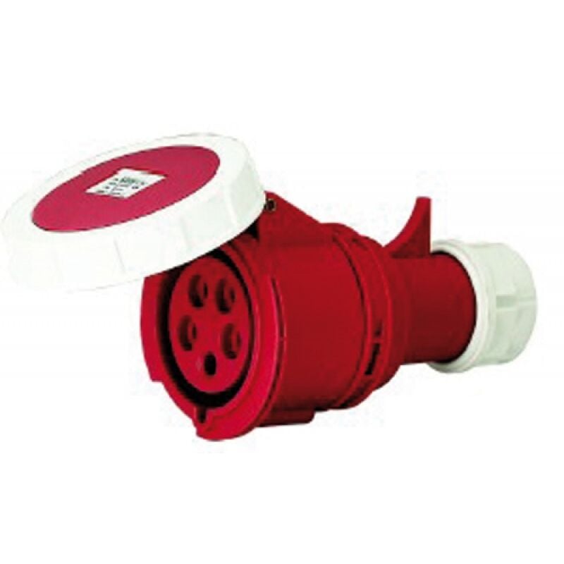foto del prodotto presa mobile industriale 380v 16a 3p n t ip67 rossa maurer