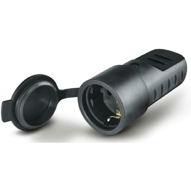 foto del prodotto presa mobile ip44 16a 250v de serie quick nero 110.3160 scame