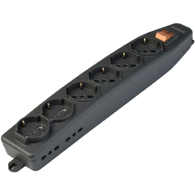 foto del prodotto presa multipla pluristandard 6 4 uscite interruttore senza cavo 161.60510.n scame