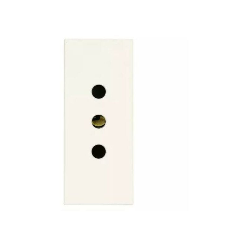 foto del prodotto presa p11 vimar linea 2p t 10a bianco 30201.b