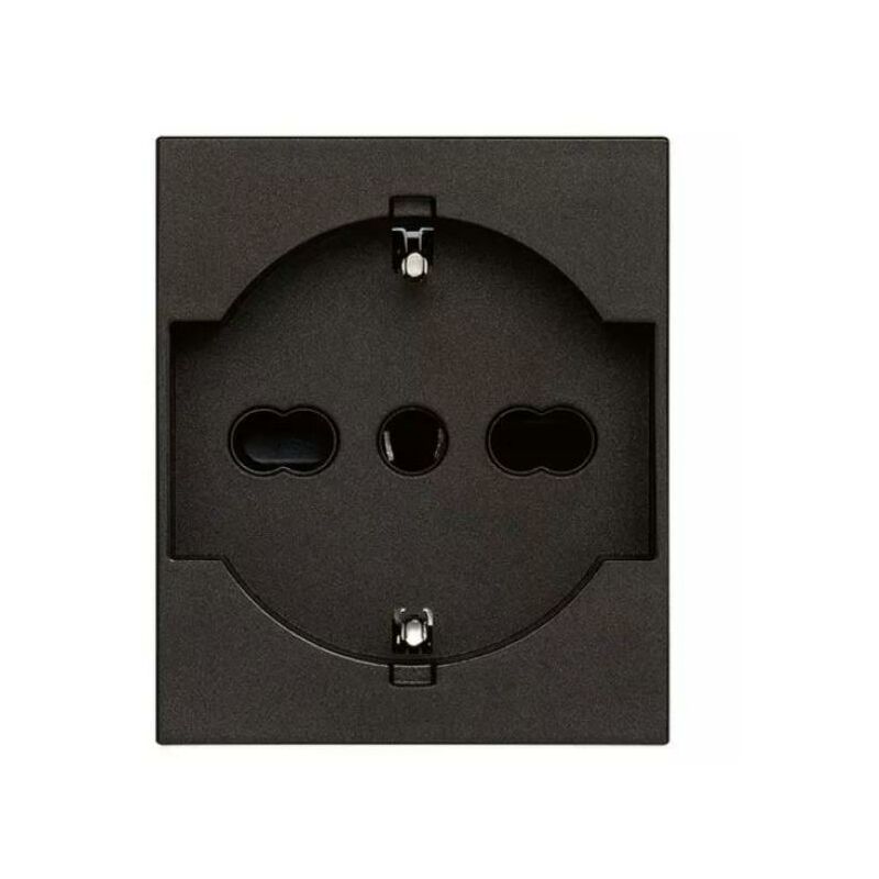 foto del prodotto presa p40 vimar linea 2p t 16a nero 30210.g