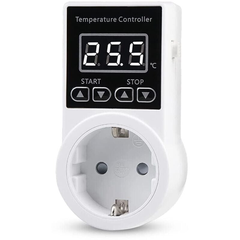 foto del prodotto presa per termostato ymyny 1 con sensore, presa per regolatore di temperatura digitale, interruttore di temperatura impermeabile, spina ue