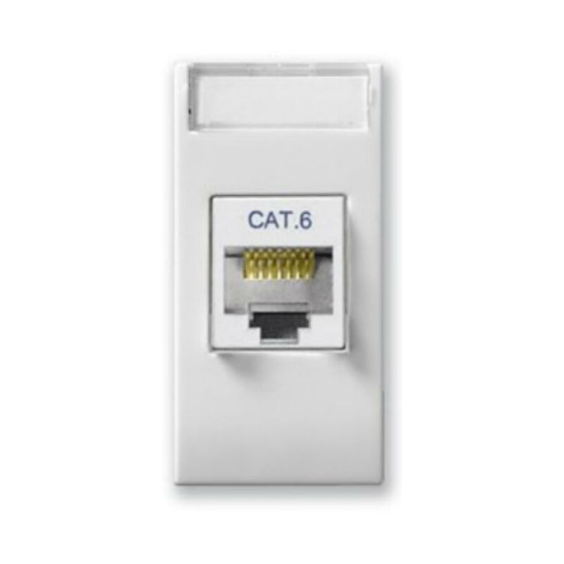foto del prodotto presa rete lan ave domus sistema 44 rj45 cat6 utp 441027c6