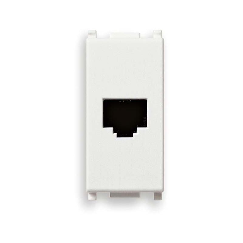immagine 0 del prodotto presa rj11 6 4 bianco vimar