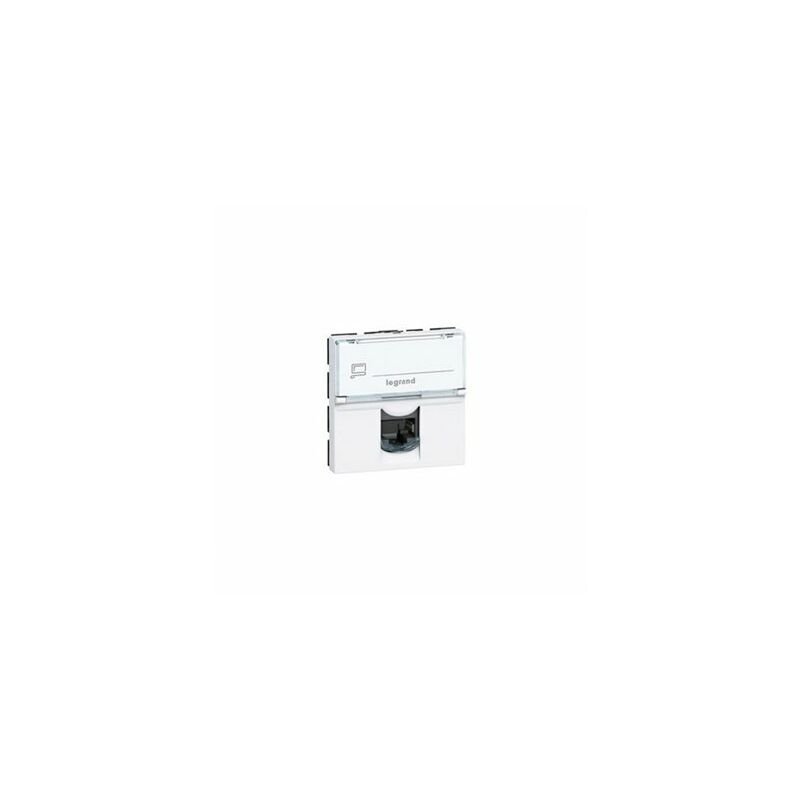 foto del prodotto presa rj45 categoria 6a stp 2 moduli bianca