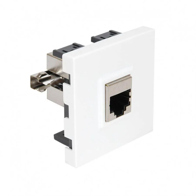 foto del prodotto presa rj45 per dispositivo da incasso casual high gloss white
